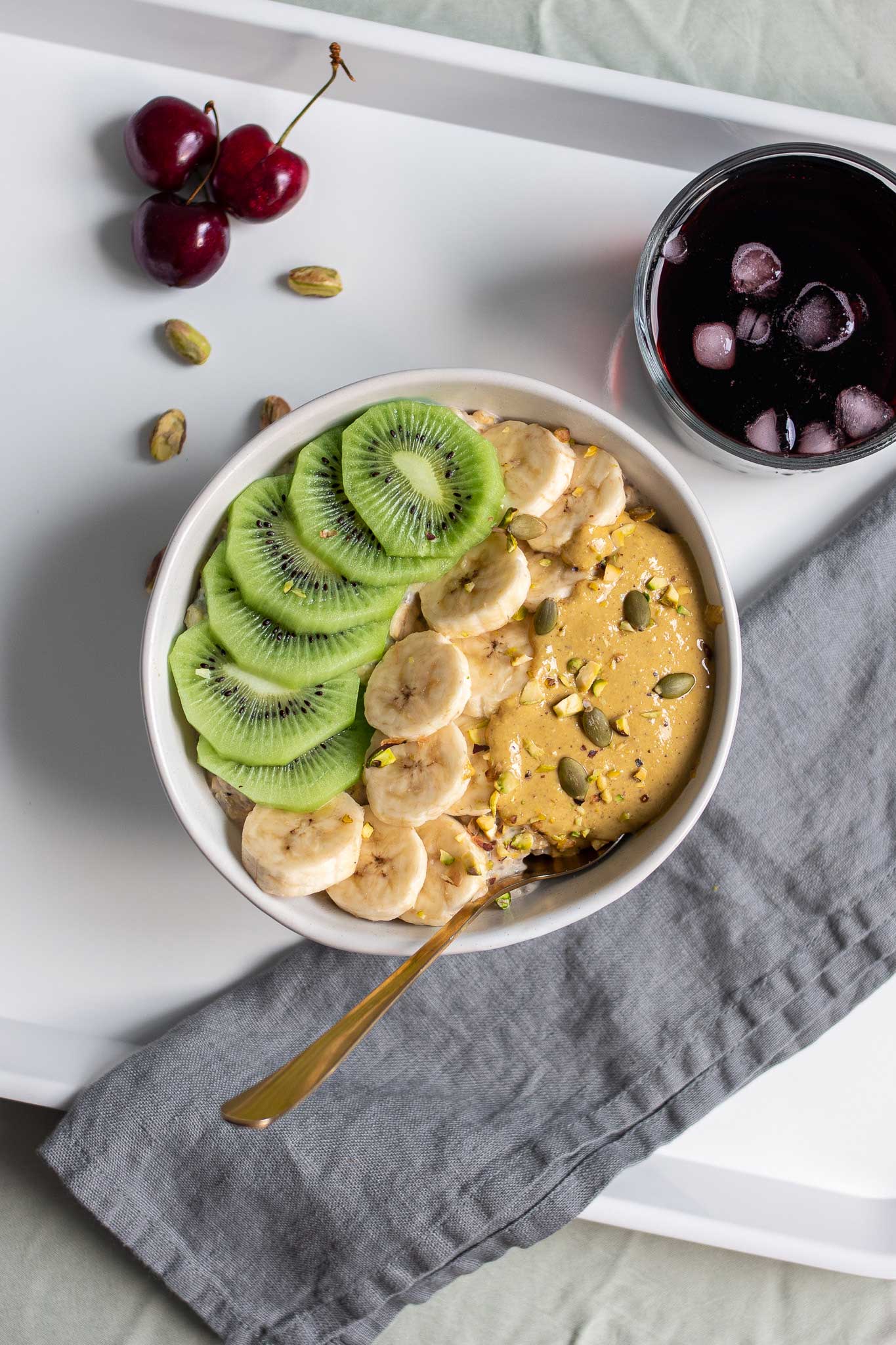 A bowl of warm, soothing ingredients that promote better sleep