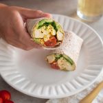 High-protein breakfast burrito