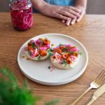 Vibrant Carrot Lox Bagels