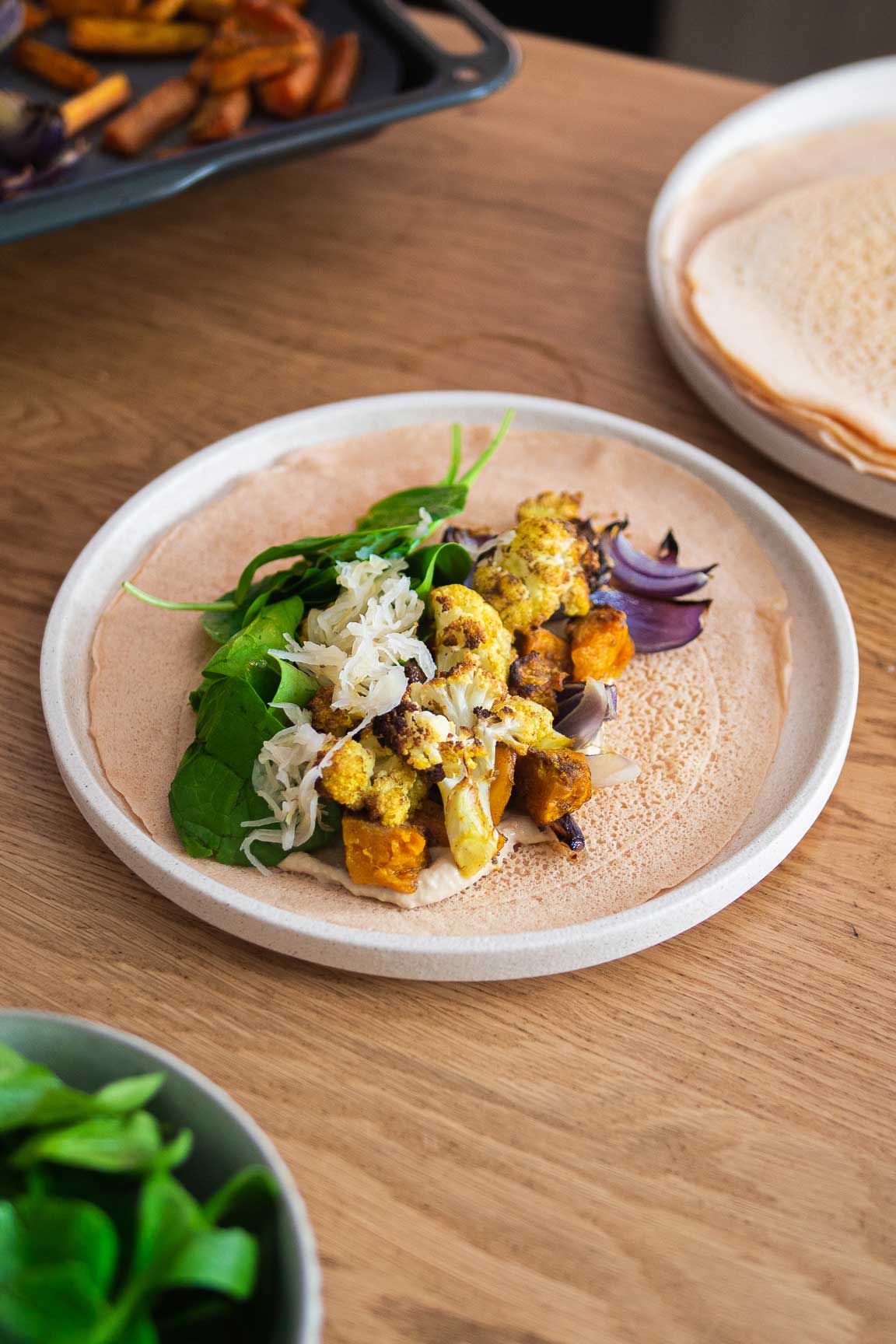 Dosa Red Lentil Wraps