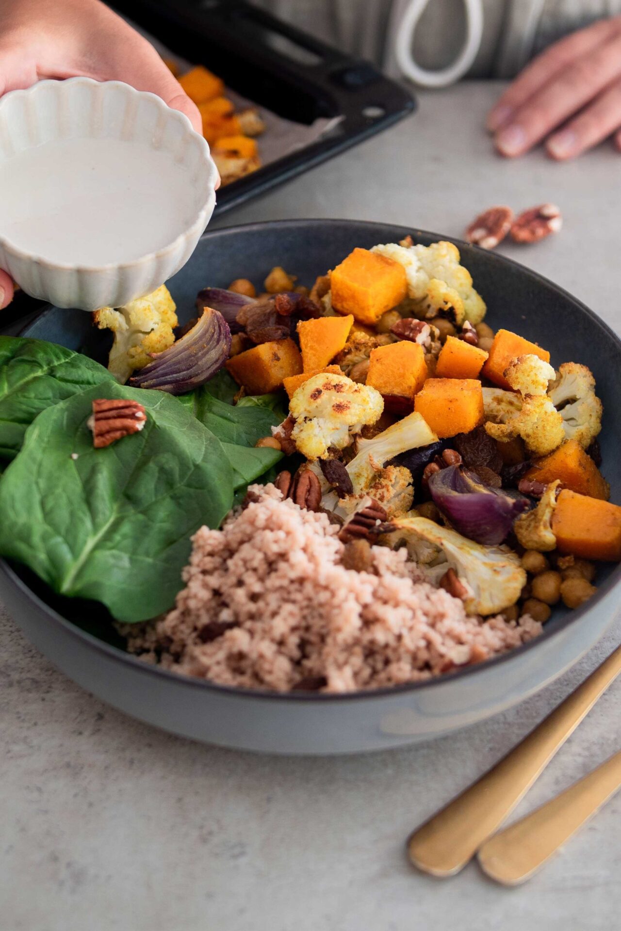 A fall-inspired nourishing bowl