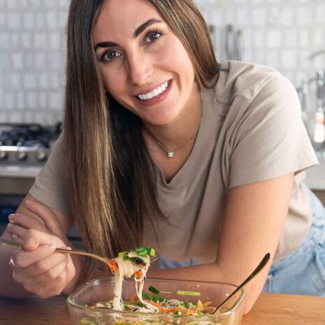 Healthy Instant Noodles in a Jar Container