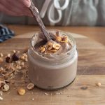 Homemade Nutella made with wholesome ingredients, perfect for a guilt-free indulgence.