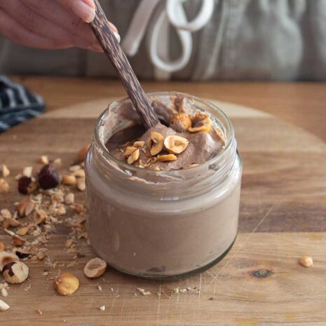 Homemade Nutella made with wholesome ingredients, perfect for a guilt-free indulgence.