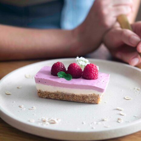 Raspberry Vanilla Cheesecakes