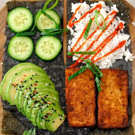 Vegan sushi wrap