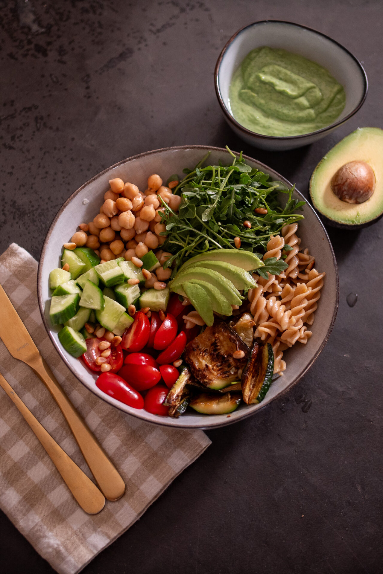 A nourishing mediterranean style bowl